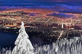 Grouse Mountain Vancouver Vancouver City Twilight From Grouse Mountain Photograph Vancouver City World Beautiful City Grouse Mountain