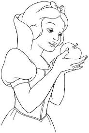 Coloriage diddl coloriage superman coloriage de chat coloriage de cheval coloriage de mandalas. Coloriage La Blanche Neige Et La Pomme Dessin Gratuit A Imprimer