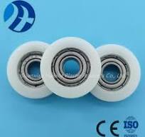 Factory Nylon Plastic Pulley Wheels U-Type 6*25.6*7.6*22.7mm Sliding Door  Roller with Discount Price