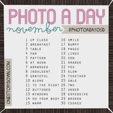 November 2012 Photo Challenge Photo A Day Challenge 365 Photo Challenge