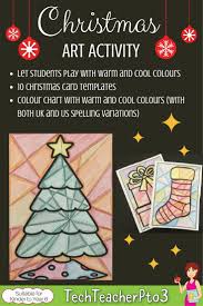 Super Easy Christmas Card Activity For Students Of All Ages And Year Levels To Do Perfect F Elementary Special Education Activities Holiday Lessons Activities