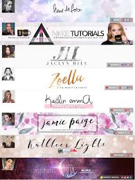 Some Banners Of Popular Youtubers Youtube Banner Backgrounds Youtube Channel Art Youtube Banner Design