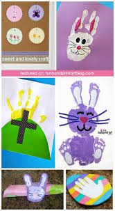 Easter cards for kids, 36 pcs easter greeting cards with envelopes in 6 designs funny easter cards for easter, happy easter gift cards for easter party favors 4.5 out of 5 stars 34 $9.99 $ 9. Handprint And Footprint Easter Crafts Huge List Fun Handprint Art