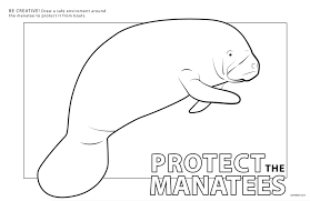 Manatee, mandrill, monkey, moose, mouse, mule. Manatees Coloring Pages Coloring Home