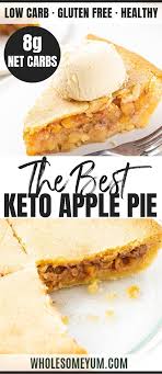 Low Carb Keto Apple Pie Recipe This Keto Apple Pie Recipe Tastes Like The Real Thing With A Low Carb Recipes Dessert Keto Dessert Recipes Apple Pie Recipes