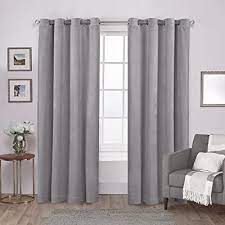 The plum curtains are crafted from luxury heavyweight polyester velvetand are fully lined, adding style and warmth to windows in any room of your home. Buy Exclusive Home Curtains Velvet Heavyweight Grommet Top Curtain Panel Pair 54x84 Silver 2 Count Online In Indonesia B074hgwd1b