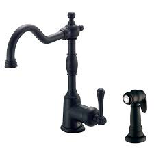Low flow from hot and cold water. Danze D401157bs Opulence Single Handle Kitchen Faucet With Spray 1 75 Gpm Satin Black