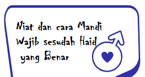 Niat Dan Cara Mandi Wajib Sesudah Haid Kutipan Agama Doa Agama
