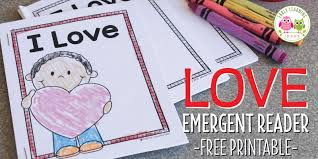 Include one or two printable emergent reader books. Free Valentine S Day Printable Emergent Reader Early Learning Ideas