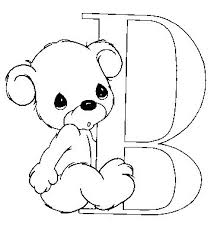 Precious moments alphabet coloring pages. Abc Coloring