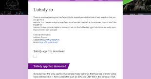 Tubidy, facebook videolarını ve diğer video akış sitelerinden ücretsiz video indirmenizi sağlayan ücretsiz bir araçtır. Tubidy Io