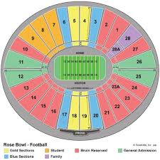 rose bowl seating chart fsu v oregon go noles rose bowl