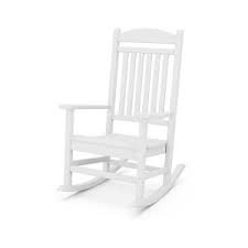 White Rocking Chairs Patio Chairs The Home Depot