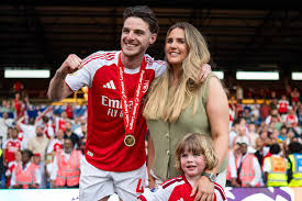Declan Rice with family