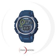 Lorus R2305kx9 Erkek Kol Saati Quartz Dijital Kalibre Z009 100 M Su Gecirmezlik Plastik Kasa 50 Mm Kasa Capi Mineral Cam Mavi Silikon Kayis Abt Urunler Saatler