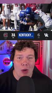 Kentucky STINKS! #kentucky #southcarolina #collegefootball #cfb