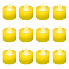 Lumabase Amber Led Tealight Candles Box Of 12 36212 The Home Depot Led Tealight Candles Led Tea Lights Battery Operated Tea Lights