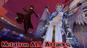 Persona 5 Scramble - Metatron ALL Attacks - YouTube