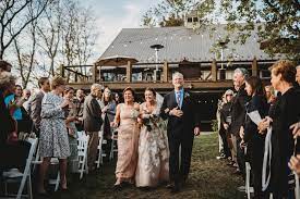 Rustic Autumn Wedding Ceremony Farm Wedding Venue Featured Wedding Rustic Farm Wedding