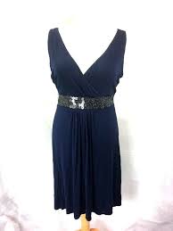 Womens Faux Wrap Dress Blue Size 18 Tie Back Uk T2 Fashion Clothing Shoes Accessories Womensclothing Dresses Ebay Lin Dresses Faux Wrap Dress Wrap Dress