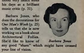 Barbara Jones, 'Follies & Grottoes', 1974.