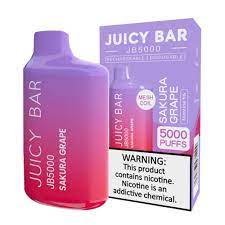 JUICY BAR DISP 5000 PUFFS 10CT - STRAWBERRY ICE
