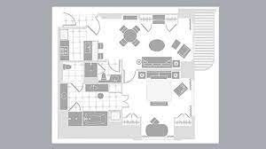 Mgm Signature One Bedroom Balcony Suite Floorplan Mgm Signature Hotel Suite Luxury Floor Plans