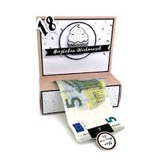 1 ein großer geldschein, ein kleiner geldschein. Gelddruckmaschine Als Originelles Geldgeschenk Basteln Mini Presents Blog