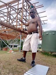 Hi, all parents. NEW CLASSROOM ROOFING. This is to inform all parents and  citizens that Ruatoka Primary School new classroom building is finally  seeing it's roofing installation. Thanks to my helping carpentry