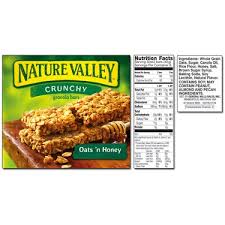 nature valley crunchy oats and honey