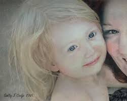 Painted long way back My granddaughter 1 …little Bronte …2 growing up… 3  recent 💕