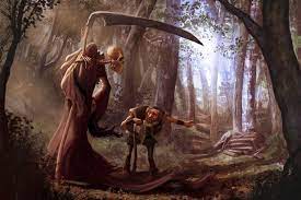 Concept Art Writing Prompt Meeting The Grim Reaper On The Road Death Art Fantasy Illustration Grim Reaper In 1895, dracula builds a resort in transylvania, hidden from the humans, to raise his beloved daughter mavis in a safe environment. death art