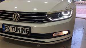 passat b8 led far youtube