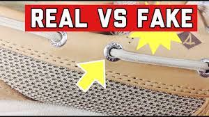 How fake stuff ends up on ebay. How To Spot Fake Sperry Shoes Before You Buy Boat Shoes Which Is Better Youtube