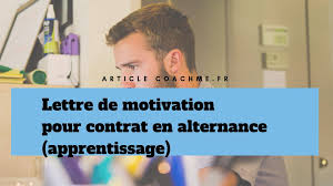 C'est un passage obligé pour trouver une entreprise en. Lettre De Motivation Pour Obtenir Un Contrat En Alternance