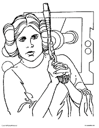 Black and white cheer bows. Princess Leia Coloring Page Timeless Miracle Com