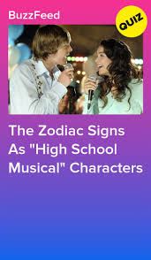 If you can ace this general knowledge quiz, you know more t. The Zodiac Signs As High School Musical Characters High School Musical High School Musical Quizzes High School Musical Quiz