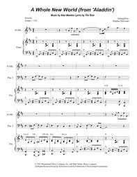 Download alan menken a whole new world (from aladdin), for piano sheet music. A Whole New World From Aladdin Trombone Duet Sheet Music Pdf Download Sheetmusicdbs Com