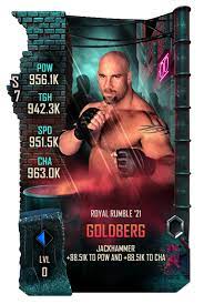 Wwesc S7 Goldberg Royal Rumble Wwe Supercard Announces New Royal Rumble 2021 Event In 2021 Royal Rumble Wwe Royal