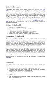 Salah sahiji ciri novel nyaeta. Ciri Ciri Carpon Nu Bener Nyaeta Tugas Sekolah
