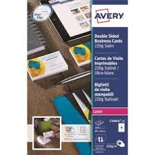 And, with our special quick&clean™ technology, it's fast to separate the cards leaving perfectly smooth edges for a professional. Avery Quick And Clean Business Cards Laser 220gsm 10 Per C32016 25