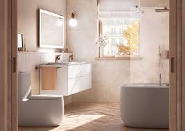 For classic modern style, finish your space with an eye on symmetry, which creates soothing visual order. Innovative Modern Bathroom Designs Bathroom Materials
