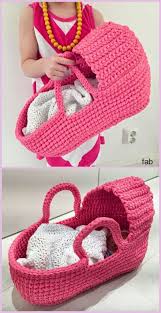 Crochet Cradle Basket Baby Carrier Free Crochet Pattern Video Crochet Basket Pattern Crochet Basket Pattern Free Crochet Baby Blanket Beginner