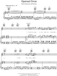 Alexandra's success since the x factor is a testament to her strength and talent as one of the most distinguishable powerhouse voices in the uk. Jeff Buckley Opened Once Sheet Music In C Major Download Print Sku Mn0054162