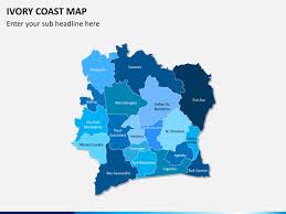 The ivory coast is divided into 14 districts and 33 regions under 14 districts. Ivory Coast Map Powerpoint Template Ppt Slides Sketchbubble