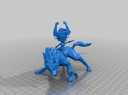 Wolf Link With Midna By Dtuininga Thingiverse Wolf Lion Sculpture Legend Of Zelda