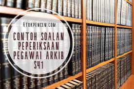 Jurulatih kawad gred s19 4. Contoh Soalan Peperiksaan Pegawai Arkib S41 Atokpencen Com