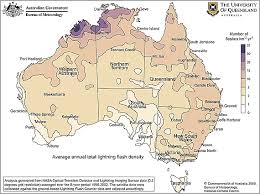 It was established in 1906 under the meteorology act, and brought together the state meteorological services that existed before then. Spatial Distribution And Frequency Of Lightning Activity And Lightning Flash Density Maps For Australia Kuleshov 2006 Journal Of Geophysical Research Atmospheres Wiley Online Library