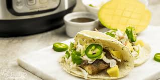 In a bowl with plenty of consommé and a side of warm corn tortillas, or as tacos or. Delicious Instant Pot Mango Bbq Fish Tacos