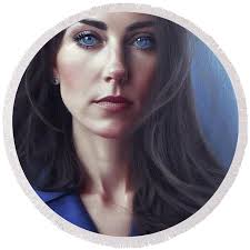 Catherine, Princess of Wales, Duchess of Cambridge formerly Kate Middleton  VI Spiral Notebook by Michael Soprano